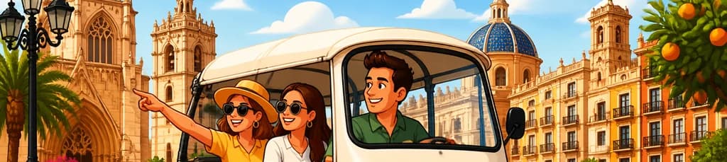Recorrido por el centro histórico de Valencia en Tuk Tuk