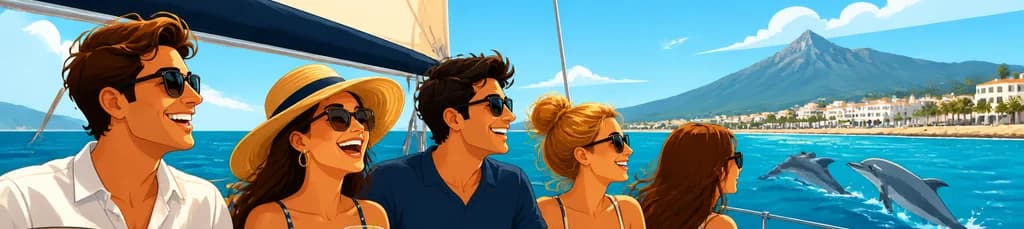 Experimenta la Costa de Marbella: Alquiler Exclusivo de Velero Privado desde Puerto Banús