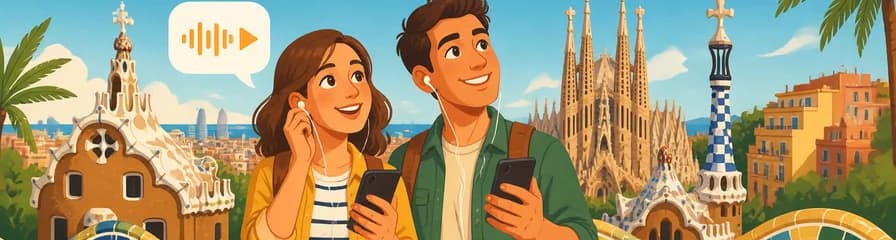 Descubre Barcelona a tu ritmo con una audioguía autoguiada