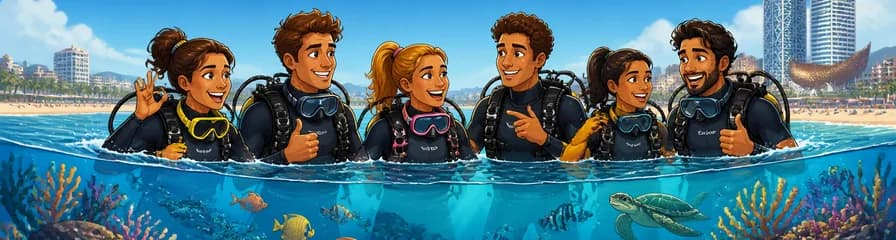 Certificación PADI y Experiencia de Buceo en la Playa Levante, Barcelona
