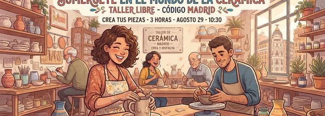 Curso de Cerámica Libre en Madrid: Crea tus Propias Piezas con Andrea Suárez