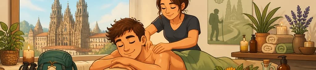 Experiencia de Masaje para Peregrinos en Santiago de Compostela