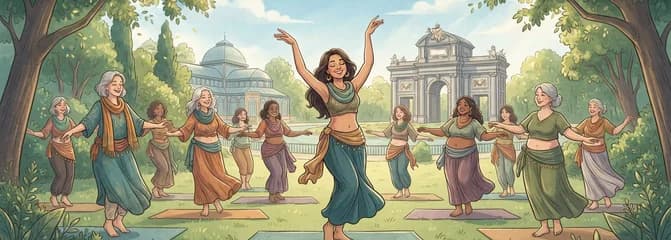 Sesión de Danza Oriental para el Equilibrio Interior al aire libre en El Retiro