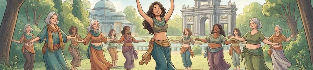Sesión de Danza Oriental para el Equilibrio Interior al aire libre en El Retiro
