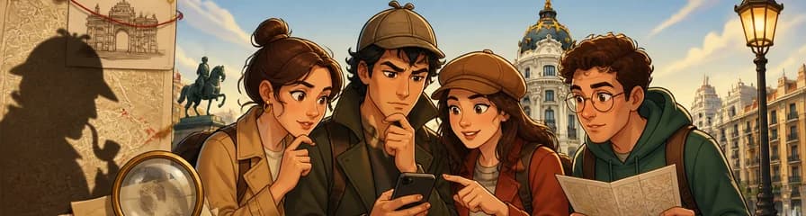 Resuelve el misterio: Un juego autoguiado de Sherlock Holmes en Madrid