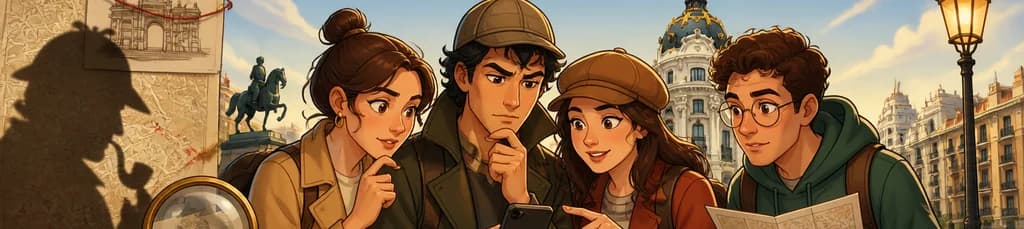 Resuelve el misterio: Un juego autoguiado de Sherlock Holmes en Madrid