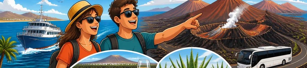 Aventura volcánica en Lanzarote partiendo de Fuerteventura