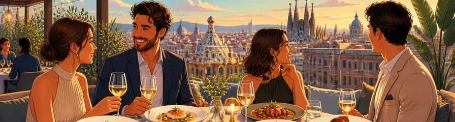 Deléitate con el menú degustación en la azotea de La Terraza del Claris