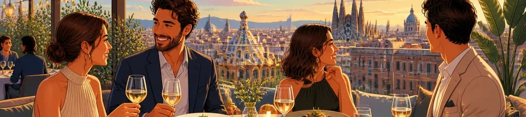 Deléitate con el menú degustación en la azotea de La Terraza del Claris