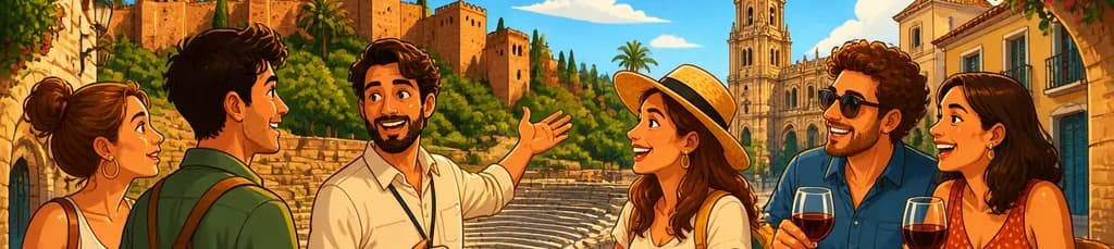 Experiencia integral en Málaga: historia y degustación de tapas con todo incluido