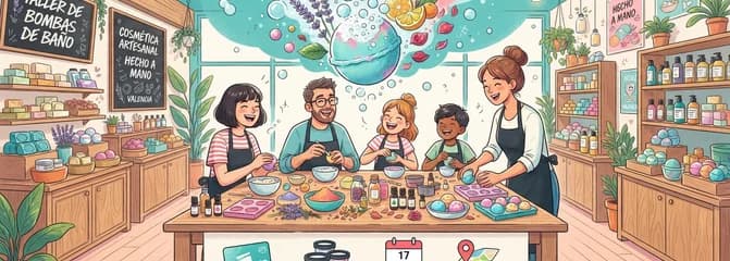 Taller de creación de bombas de baño en Lush Valencia