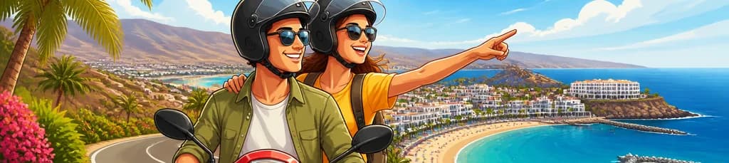 Alquiler de Scooter de Gasolina 125 cc en Maspalomas por un período de 7 horas a 7 días