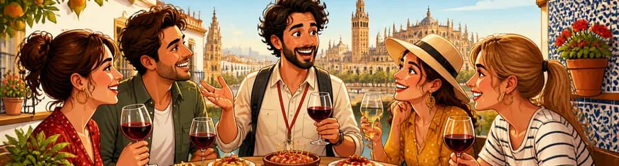 Recorrido por Sevilla: vinos y tapas tradicionales