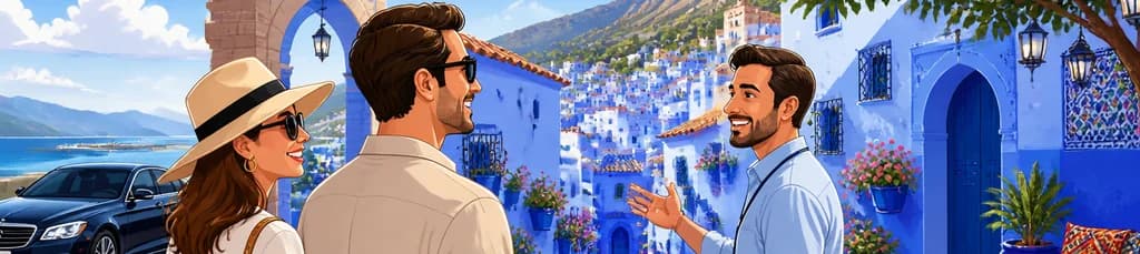 Excursión VIP de Lujo a Chefchaouen con Salida desde Málaga