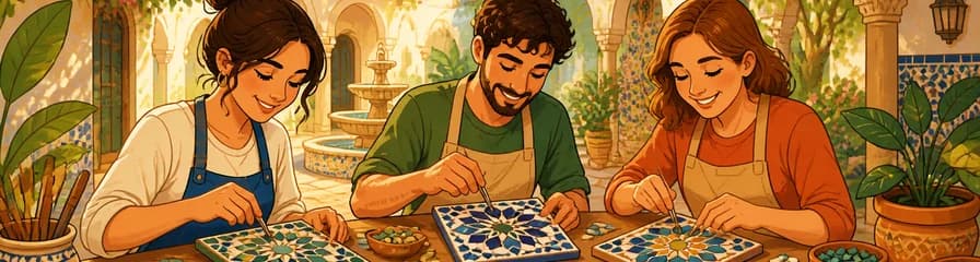 Conviértete en artesano por un día: Taller de mosaicos