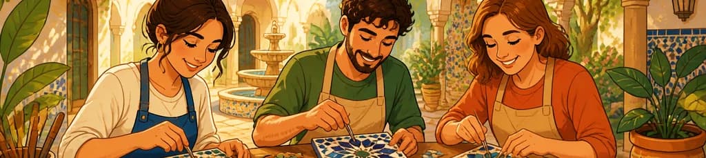 Conviértete en artesano por un día: Taller de mosaicos