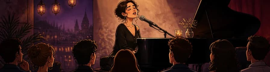 Nuria Fergó en concierto íntimo de piano y voz