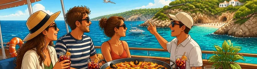 Aventura marítima de jornada completa por Menorca con almuerzo y traslados