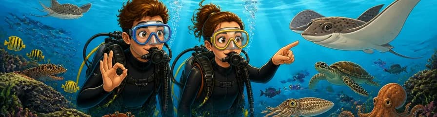 Experiencia de buceo guiada en Los Cristianos: Descubre la Bahía de las Rayas