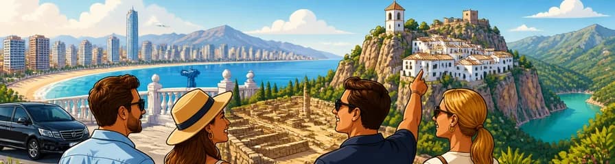Tour privado de lujo por Benidorm y Guadalest: un viaje de historia, vistas impresionantes y encanto