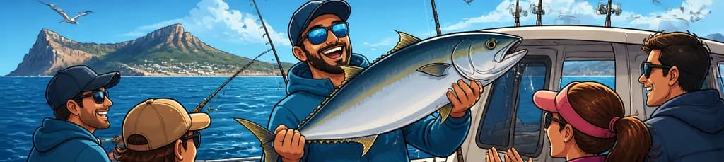 Aventura de Pesca en el Estrecho de Gibraltar