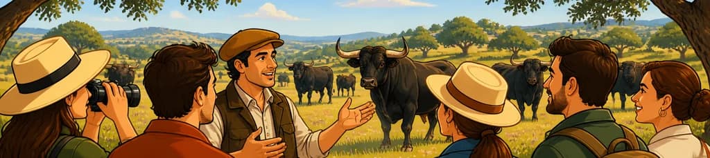 Excursión de medio día para explorar la cría de toros bravos