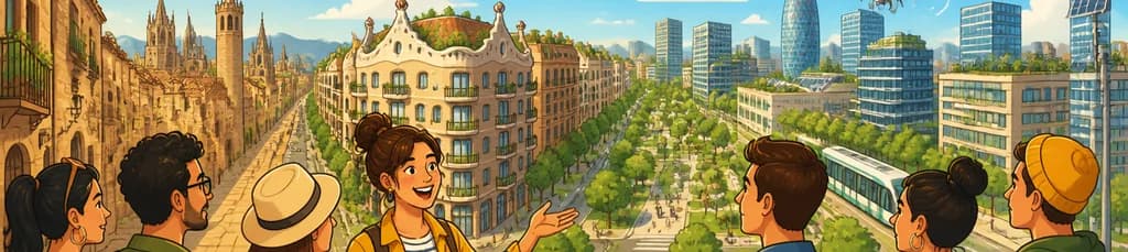 Recorrido por la Planificación Urbana de Barcelona: Rumbos hacia una Metrópolis Inteligente y Sostenible