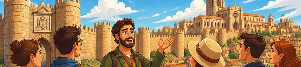 Hola Ávila: Recorrido privado introductorio de dos horas por la ciudad con un guía local