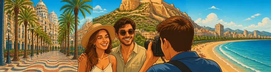 Tu sesión fotográfica privada en inglés en los lugares más emblemáticos de Alicante