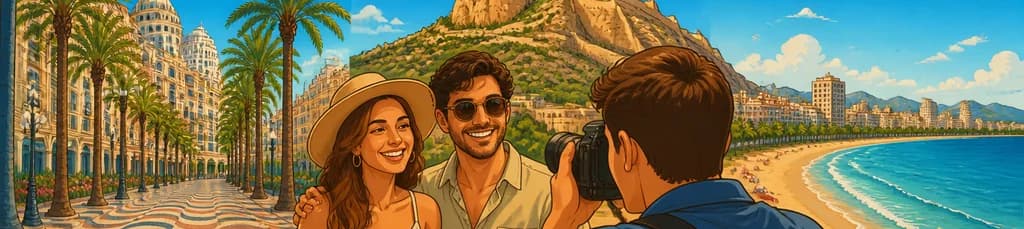 Tu sesión fotográfica privada en inglés en los lugares más emblemáticos de Alicante