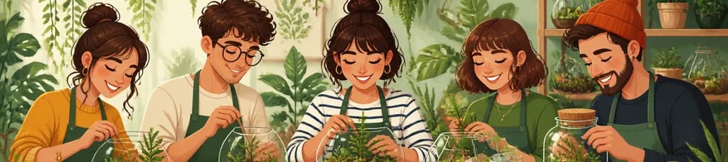 Talleres de creación de Planthariums: Jardines en Miniatura