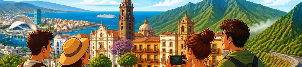 Descubre Santa Cruz y San Cristóbal de La Laguna en un Recorrido de Día Completo