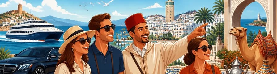 Excursión de Lujo Privada a Tánger con Todo Incluido, Partiendo desde Tarifa