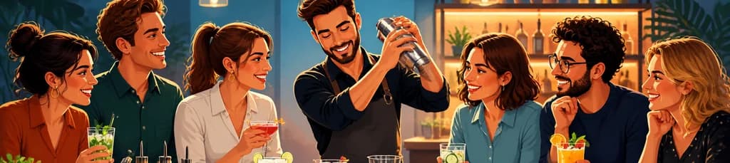 Taller de Coctelería Afterwork: Descubre el Arte del Bartending