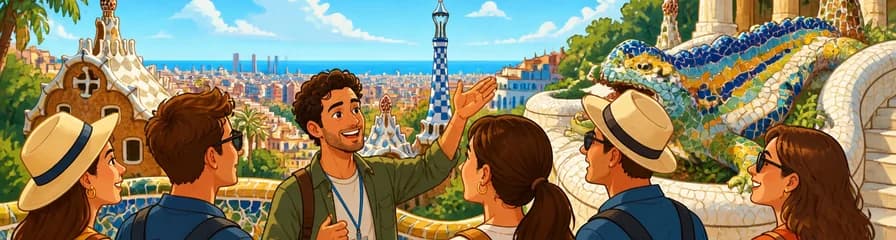 Visita guiada premium en grupo al Park Güell de Barcelona