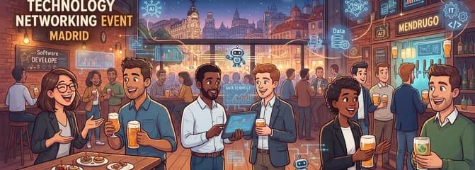Encuentro y Networking Tecnológico en Madrid (Tecnología / IA / Datos / IT) ✨