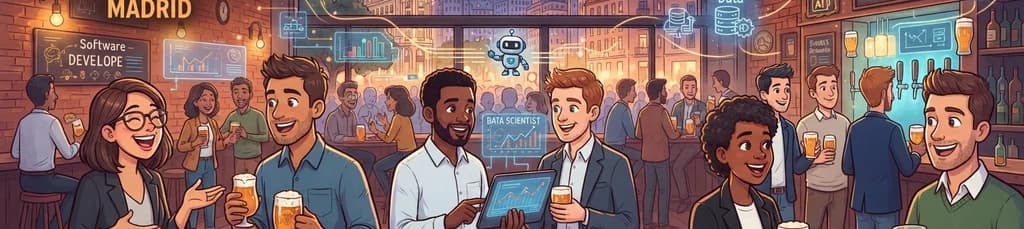 Encuentro y Networking Tecnológico en Madrid (Tecnología / IA / Datos / IT) ✨
