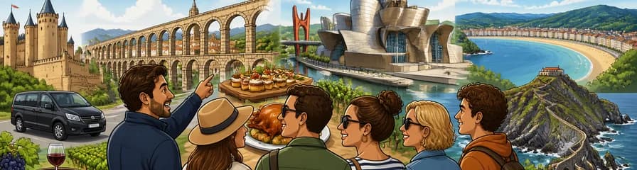 Exploración privada de 4 días por el Norte de España: Bahía de la Concha y Maravillas Artísticas