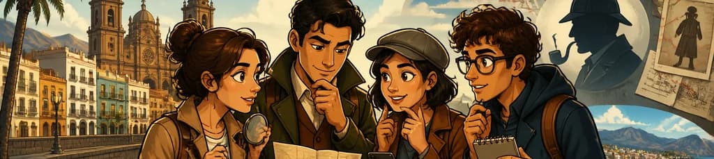 Aventura autoguiada de misterio y asesinato de Sherlock Holmes en Las Palmas