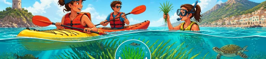 Descubre el misterio de la Posidonia: Kayak y snorkel en la bahía de Sant Elm