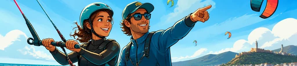 Experimenta el kiteboarding en Tarifa con clases particulares a medida