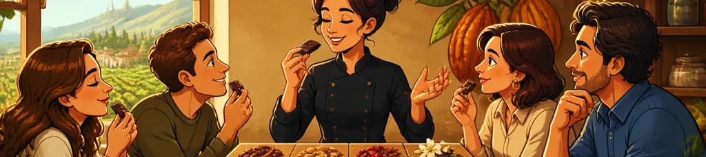Descubrimiento de chocolates aromáticos en una degustación exclusiva cerca de Barcelona