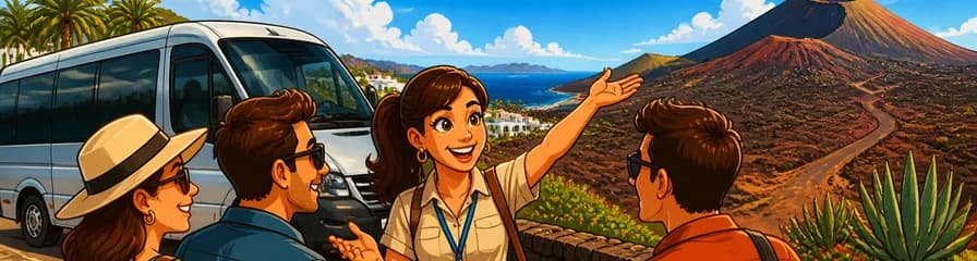 Descubra Lanzarote: Excursión privada con minibús y guía a su servicio