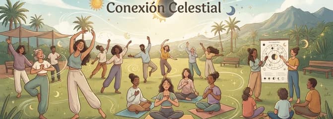 Conexión celestial: Astrología, respiración y danza en la naturaleza