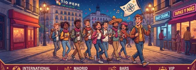 ¡Encuentro Internacional de Sábado: Ruta de Bares y Fiesta en Madrid!