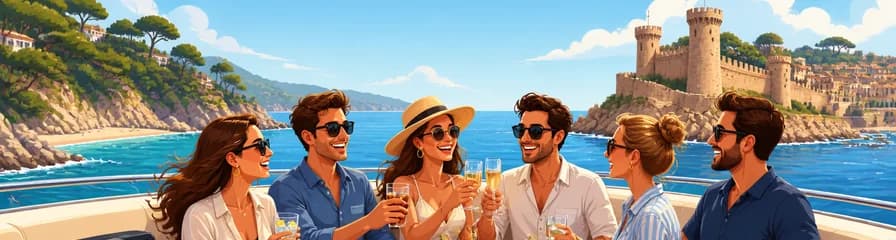 Excursión privada por la costa a Tossa de Mar desde la Costa Brava