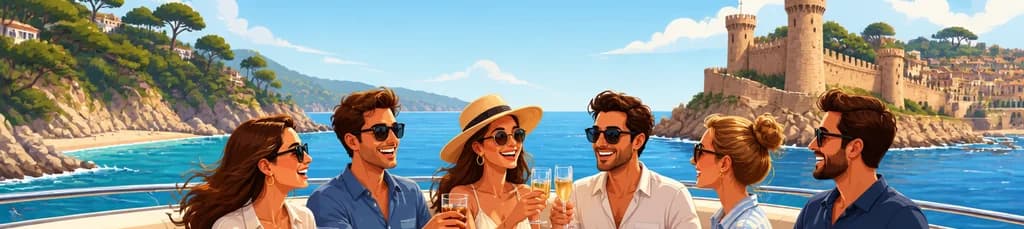 Excursión privada por la costa a Tossa de Mar desde la Costa Brava