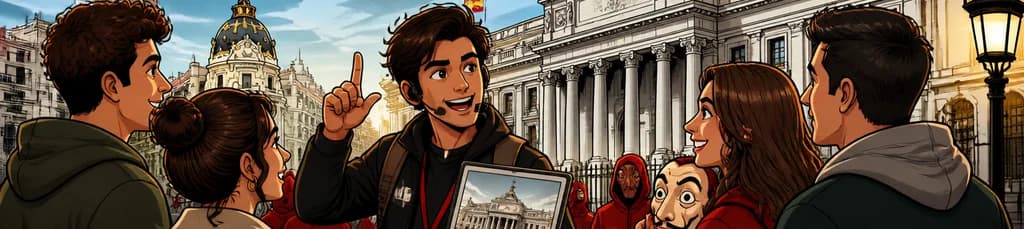 Recorrido a pie por Madrid: El verdadero atraco de La Casa de Papel