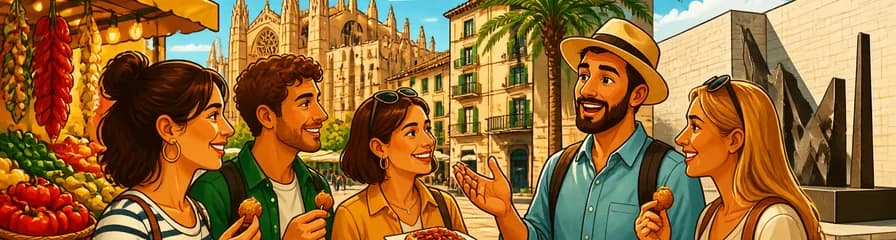 Recorrido culinario por la comida callejera de Palma de Mallorca en compañía de un guía local