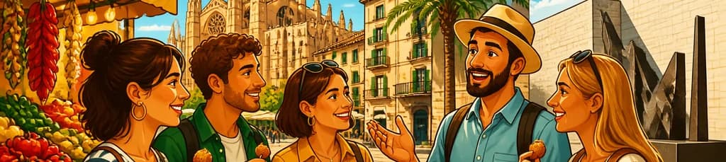 Recorrido culinario por la comida callejera de Palma de Mallorca en compañía de un guía local